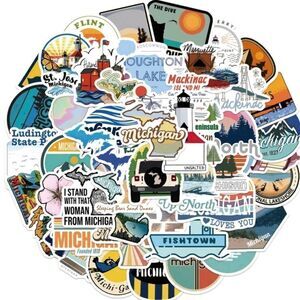 Assorted Michigan State Stickers